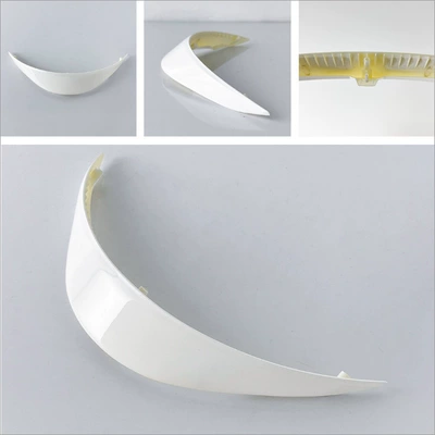 Spoiler Multi-Color Helmet Decoration – Dəbilqə (Kaska) aksesuarları - k3sv-tail-wing-bright-white