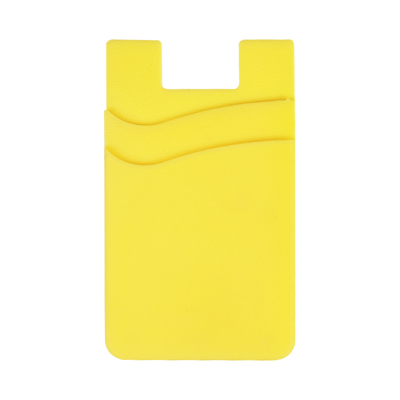 노란색 (이중) 실리콘 카드 스티커 (벌크 포장)