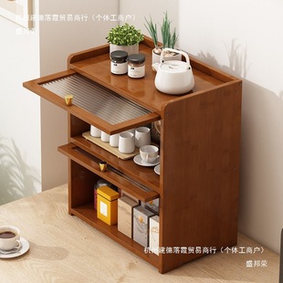 Modern Simple Internet Celebrity Wine Cabinet Sideboard Wine Rack European Style Living Room Home Solid Wood Living Room Wall Shelf Chinese Style