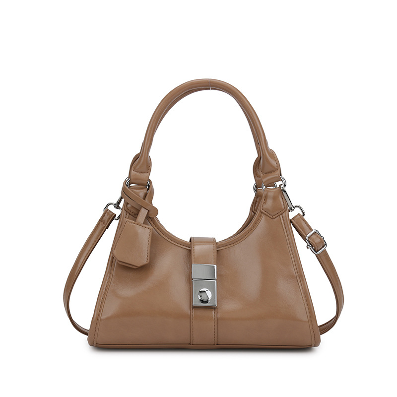 Bolso bandolera de un solo hombro de todo fósforo sentido de alta gama 2025 bolso de mujer de tendencia de moda transfronteriza bolso retro de nicho