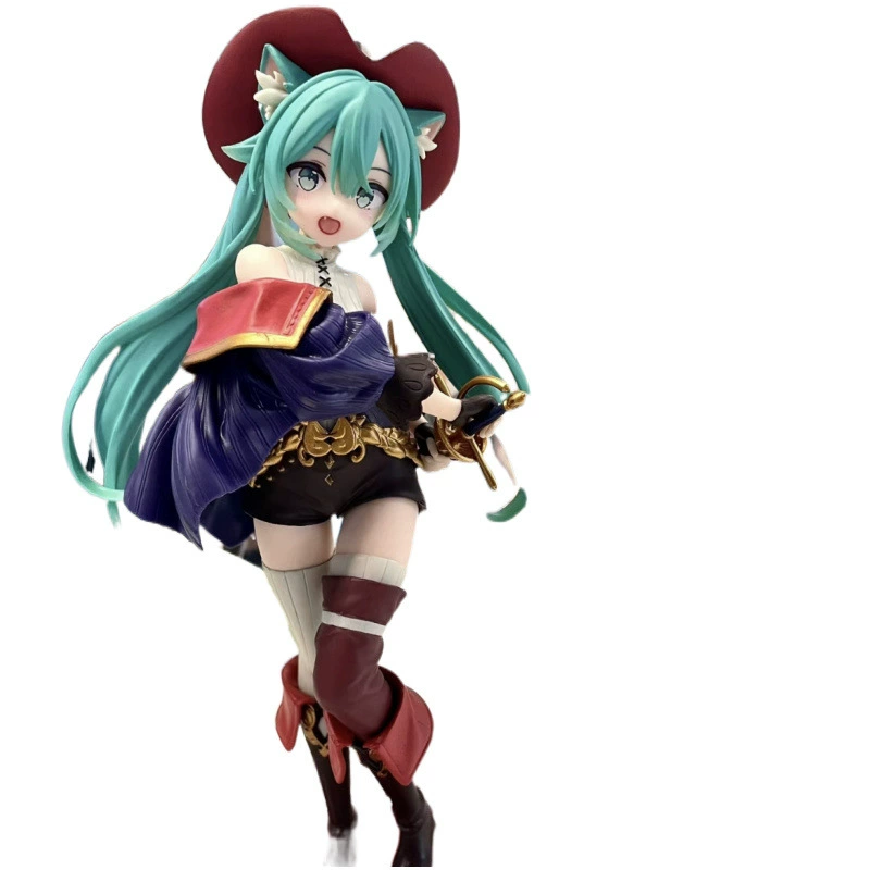 Хатсуне Мику Фэйриленд Валтэрлэнд Кот в сапогах Фигурка Hatsune Анимационная модель Украшение для прекрасной девушки Оптовая продажа