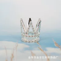 Двухслойный мини-маленький палец торт декоративная корона милая принцесса детская сплав корона