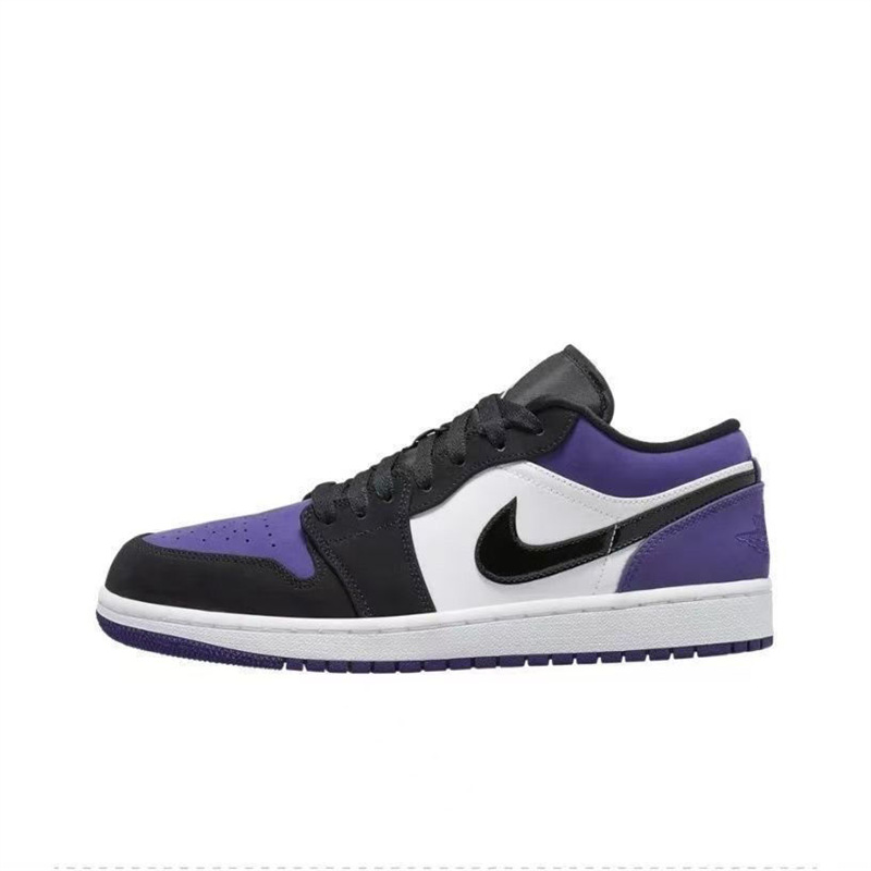 AJ1 검정색과 보라색 발가락 [신규 고객 즉시 할인] 마찰음 포이즌 박스 하이 버전