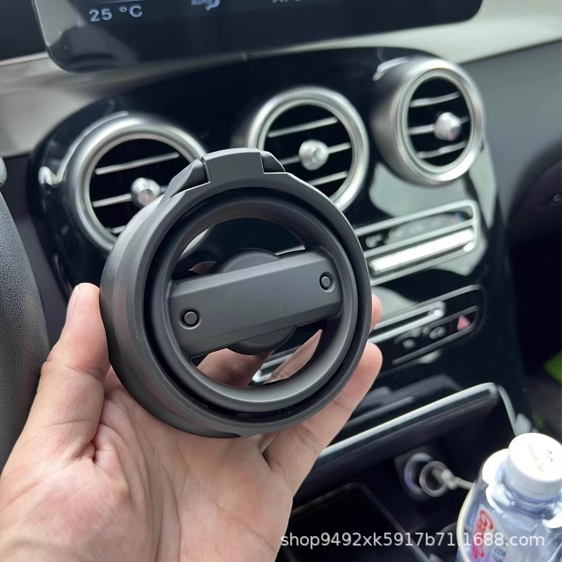 Air Outlet Drink — BMW Car cup holder/beverage holder - matte-black-no-letter