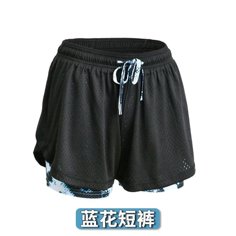 Verano de la casa de mujeres tres puntos corto camisa de corta 200 jin malla de tamaño grande transpirable doble falso comercio exterior dos piezas