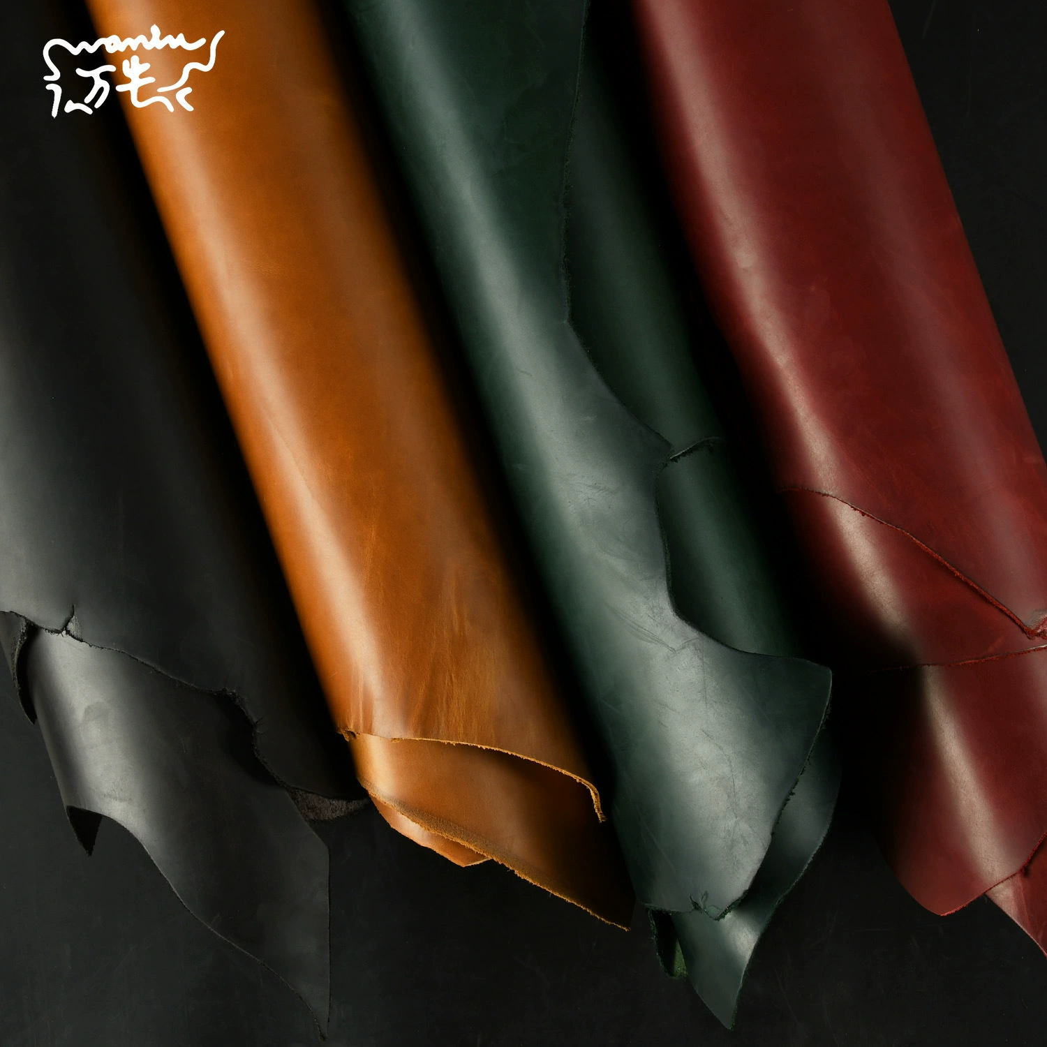 В наличии Поставка Прямые продажи Кожа Crazy Horse Верхний слой Натуральная воловья кожа Винтаж Натуральная воловья кожа ручной работы Материал обуви DIY Товары из кожи для багажа