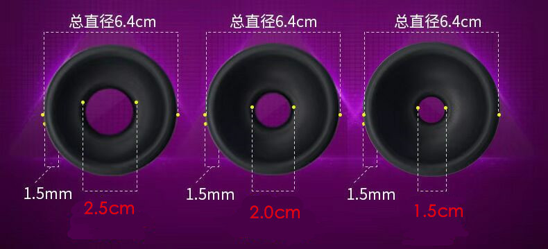 Silicone Sleeve for Aircraft Cup Masturbator, Black Small Replacement Insert — detail image 1