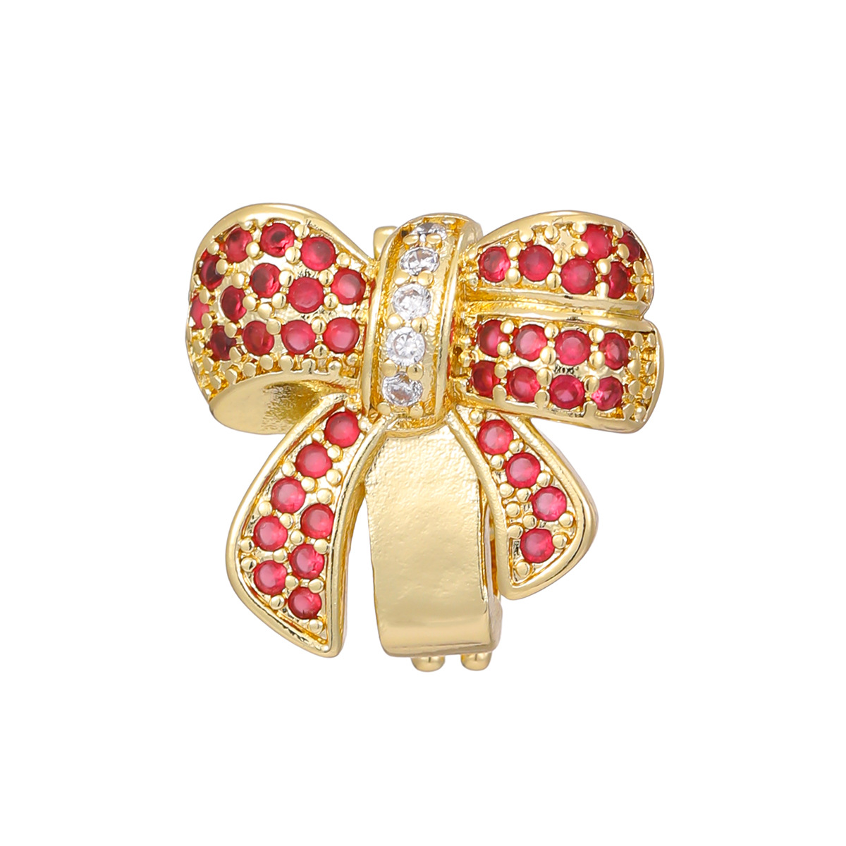 5g Weight Jewelry Accessories Jewelry Making Type Accessories Classification 1 Piece Quantity Copper Material Four Leaf Clover, Rainbow, Bow Knot Pattern All Seasons Season Plating Design Shiny Style 1 Piece Copper Four Leaf Clover Rainbow Bow Knot Jewelry Accessories 17