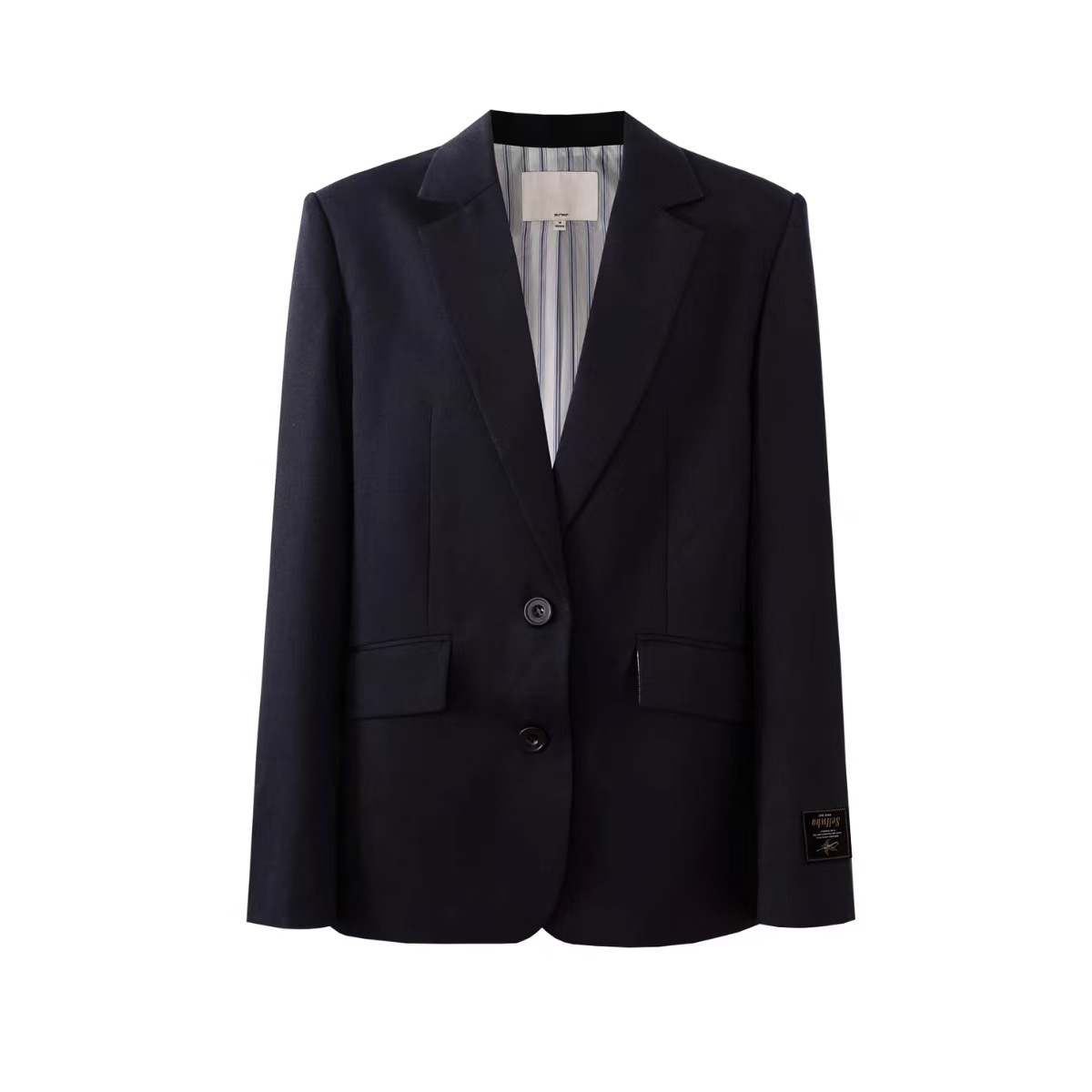 In Stock 2025 New Autum Style Song Jia's Same Style Commuter Style Versatile Silhouette Suit Jacket for Women S3Xz014