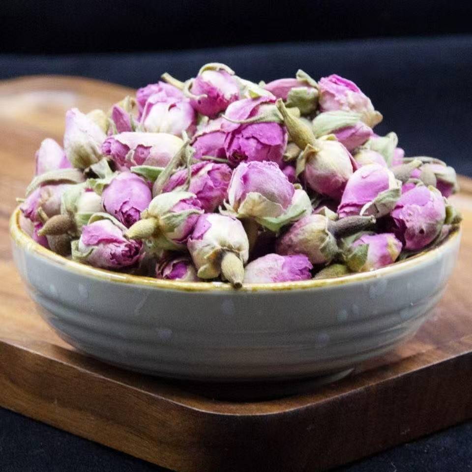 Pink Rose Buds (Rosa gallica) — French Rose Flower Tea, Dried Loose 500g key features