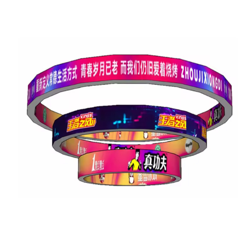 厂家正品led显示屏led屏圆柱屏led软模组LED弧形屏立柱屏圆环型屏