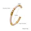 Retro brand fashionable advanced women's bracelet stainless steel, European style, simple and elegant design, high-quality style