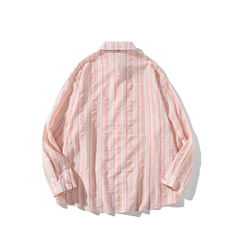 Модная рубашка, летной дизайн с длинным рукавом, oversize, свободный крой
