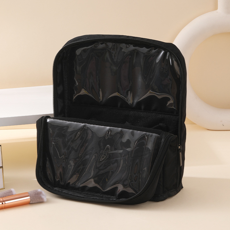 Bolsa de cepillo negro (bolsa de maquillaje)