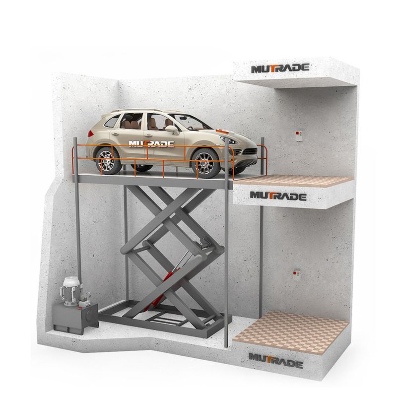 Scissor three-dimensional parking equipment simple lifting garage simple cargo ladder warehouse cargo ladder car lifting platform Scissor three-dimensional parking equipment simple lifting garage simple cargo ladder warehouse cargo ladder car lifting platform