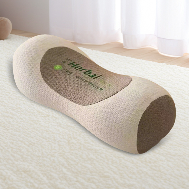 Almohada Cervical de Trigo Sarraceno y Artemisa de Algodón y Cáñamo, Asistencia al Sueño, para Cuello
