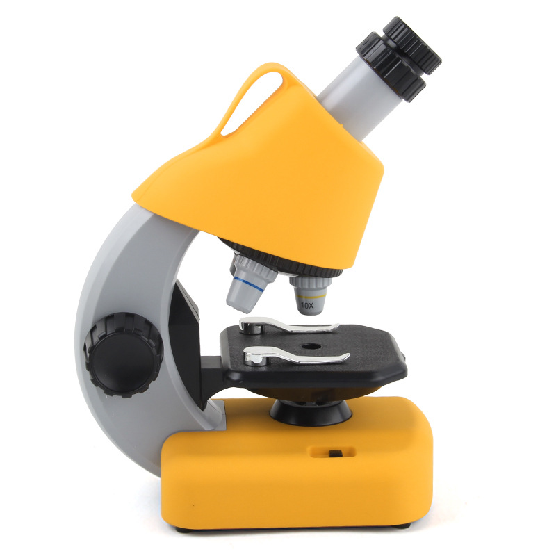 Nuevo portátil de juguete para niños microscopio HD de alta potencia microscopio Escuela Primaria biología ciencia y educación traje