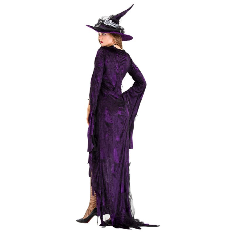 Новая хэллоуиновская одежда - Purple Snapt Witch - магическая вечеринка, Лорд Фея, выступление, сервис
