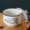 Lard Ceramic pot ceramics Cruet high temperature Pepper Lecythus simple style Spoon One piece wholesale
