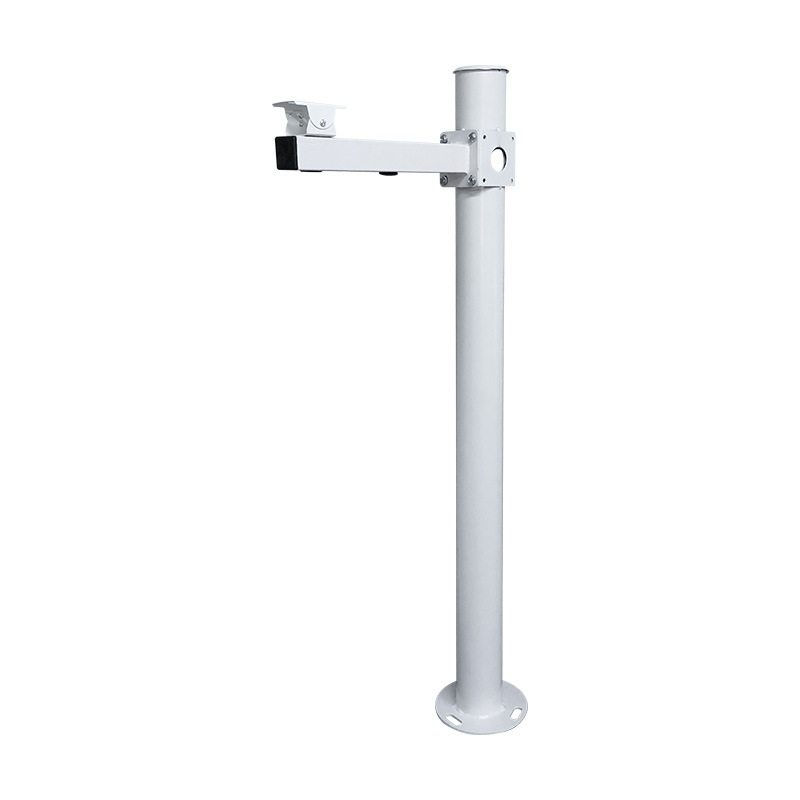 1米长停车场出入口摄像头立柱支架道闸监控补光灯收费识别杆机架