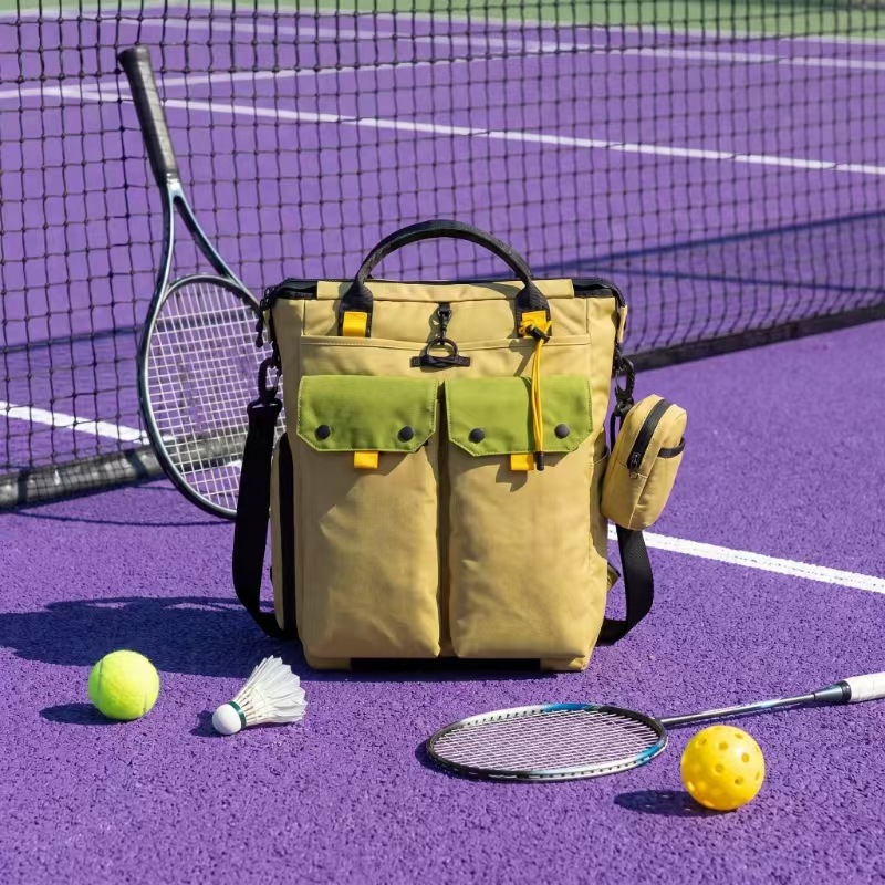 Sanxdi Tennis Racket Backpack Multi-Compartment Waterproof Badminton Bag Computer Compartment Commuter Bag Men's and Women's Pickleball Bag
