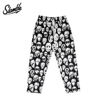 SLAMBLE美式直筒高弹运动休闲篮球睡裤长裤男女满印潮宽松个性侣