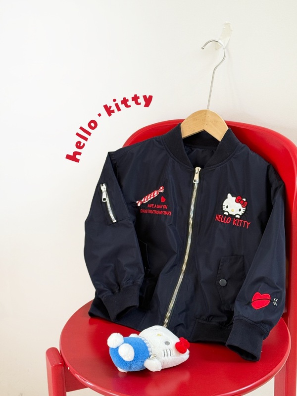 kt猫重工绣花外套 2025秋季新款重工KT刺绣棒球服（软壳三防版）|undefined