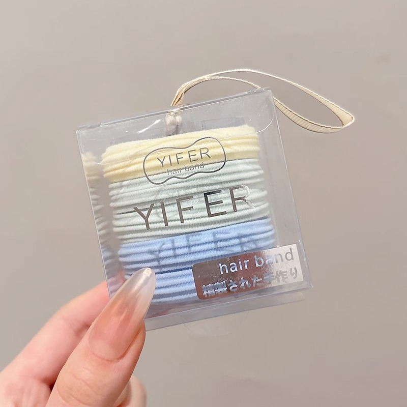 Mascarilla facial de alta elasticidad, lazo para el cabello, cola de caballo alta, cuerda para el cabello sin costuras para niños, no daña el cabello, banda de goma de cuerda para la cabeza para niñas