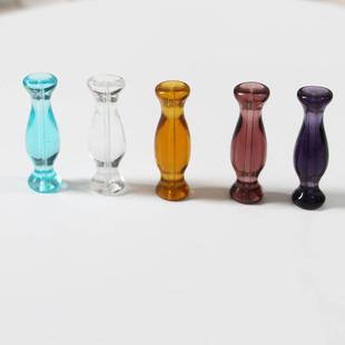 13*40mm Crystal Peace Bottle Bead Curtain Door Curtain Accessories Hanging Curtain Handmade Beads Loose Beads Glass Decorative Curtain
