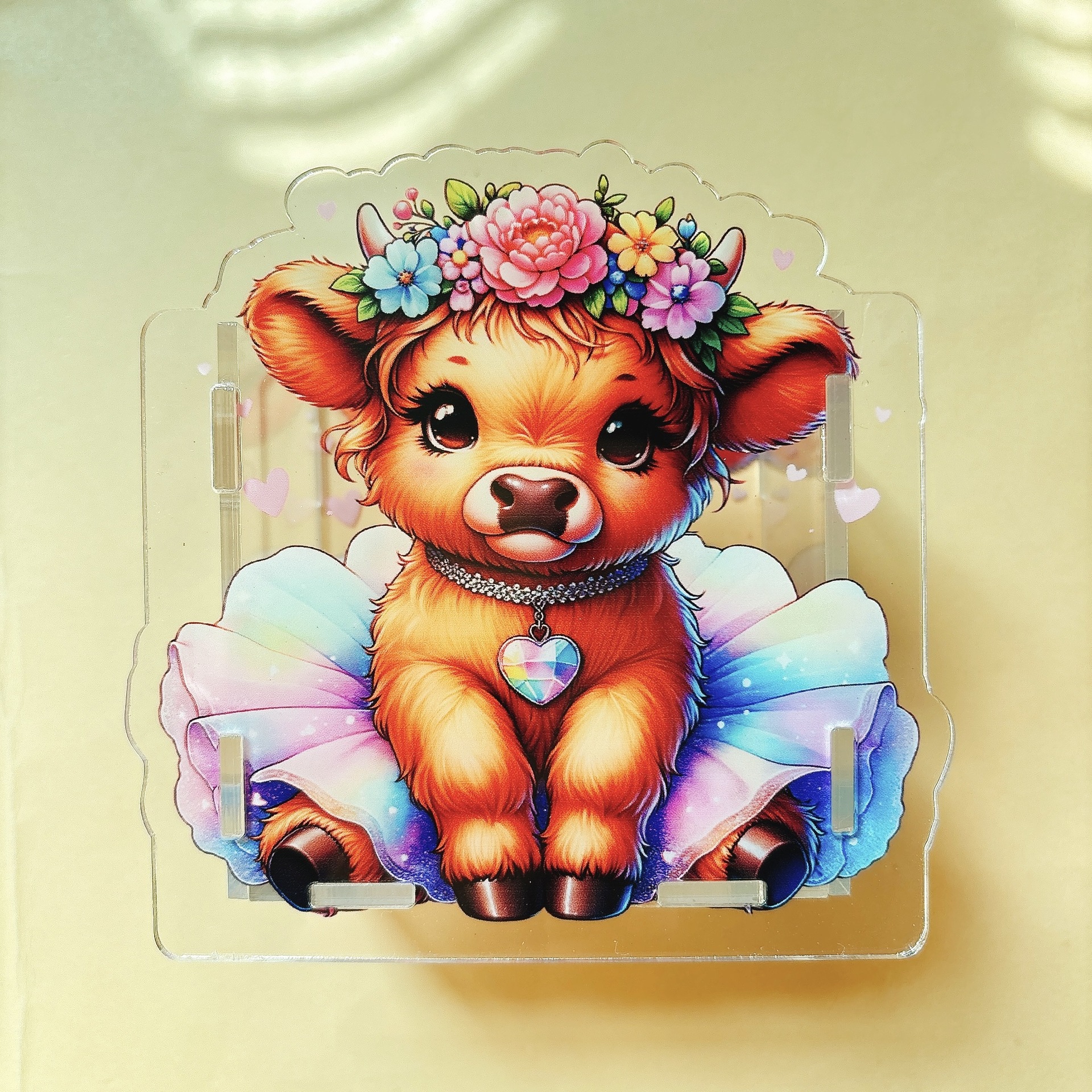 Caja de papelería acrílica TK caja de bolígrafo creativa de regalo 10cm