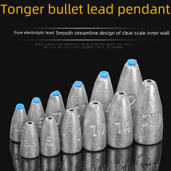 Diao Fu lead drop bullet lead rock fishing Luya lead drop counterweight long-distance line Group lead drop fishing gear small accessories wholesale