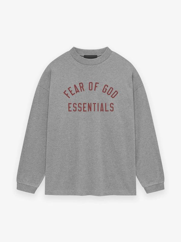 FOG FEAR OF GOD トレンディなベルベットのダブルレタープリントラウンドネックスウェットシャツカジュアルメンズとレディーススウェットシャツ|undefined