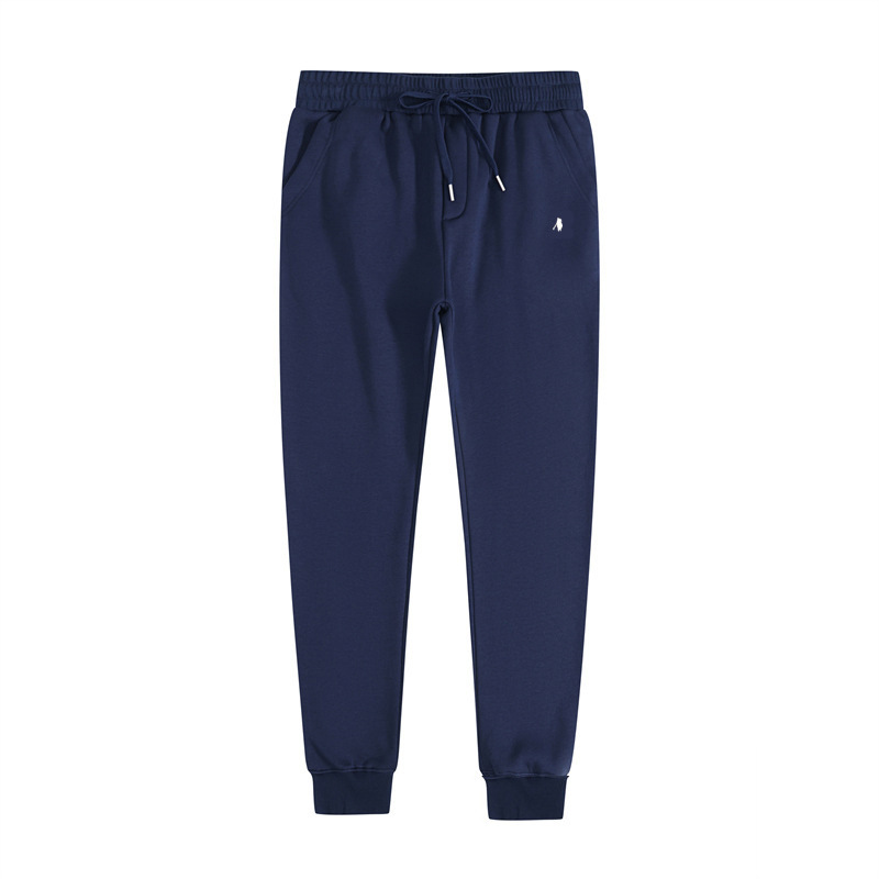 로얄 블루와 화이트 벨벳 팬츠