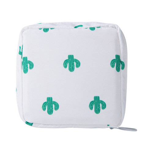 New cartoon cute sanitary napkin storage bag travel portable coin bag student portable napkin storage bag