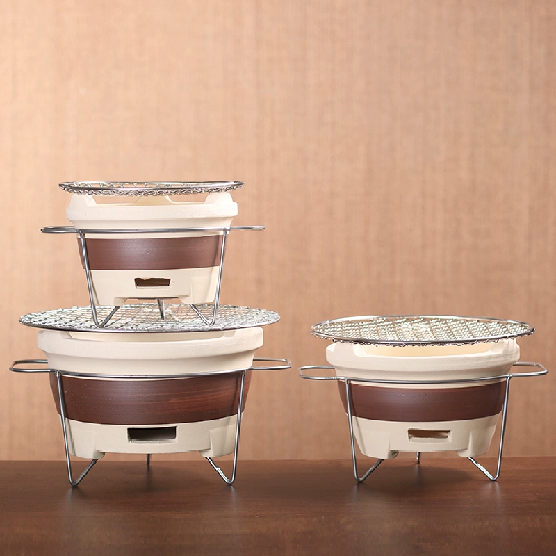 Гриль для барбекю для заваривания чая, традиционная домашняя плита для горячего горшка, популярная уличная угольная печь.