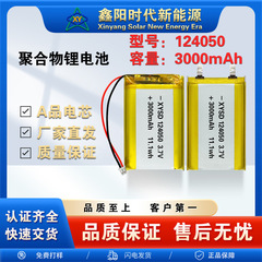 124050-3000mAh 3.7V聚合物锂电池空调服加热服灯具定位器车载品