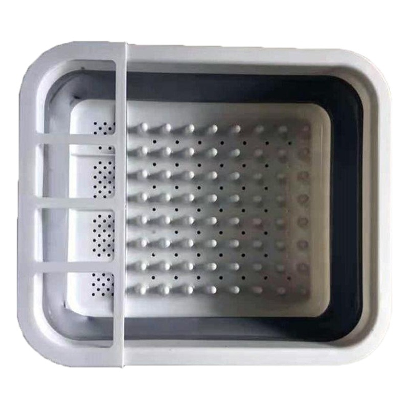 Fábrica directa multi-funcional plegable drenaje cesta tazón rack al por mayor plato de almacenamiento rack hogar vajilla rack de almacenamiento