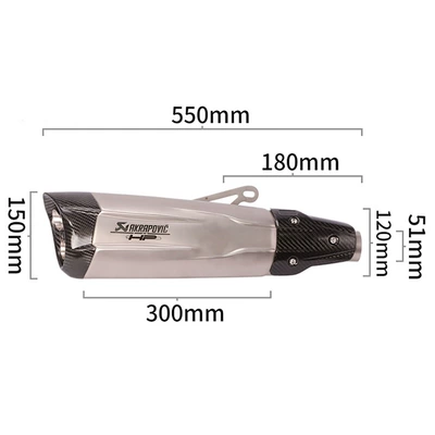 Universal motorcycle modified exhaust Motorcycle exhaust pipe