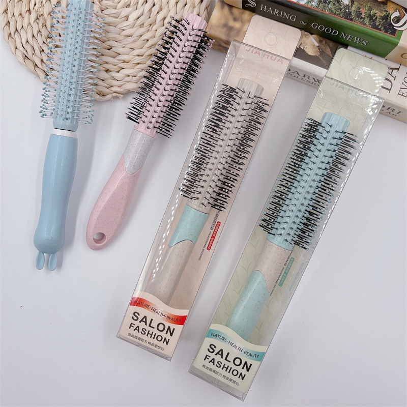 Peine rizado con rodillo moldeador de cabello