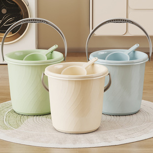 Household Washbasin Bucket Set Student Dormitory Ins Satchel Bath Bucket Large Water Storage Bucket Wholesale Multi-Functional Bucket