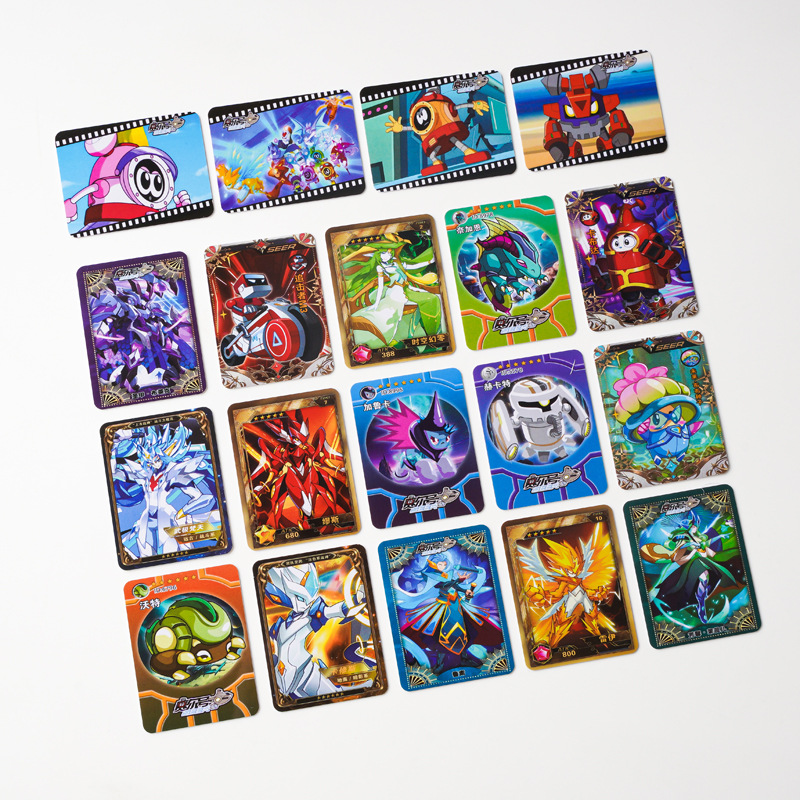 Sailor Moon PVC laminated small cards, anime cartoon collectible cards, double-sided printing, merchandise cards, custom PVC small cards