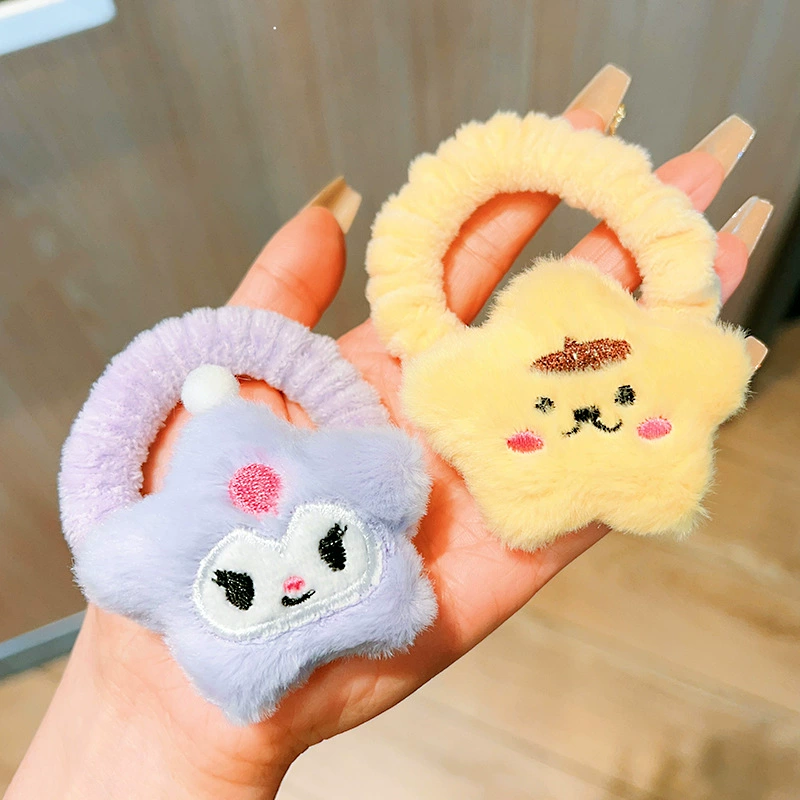 Sanrio, плюшевая кукла в стиле demi-season, милая верёвка для волос, аксессуар для волос