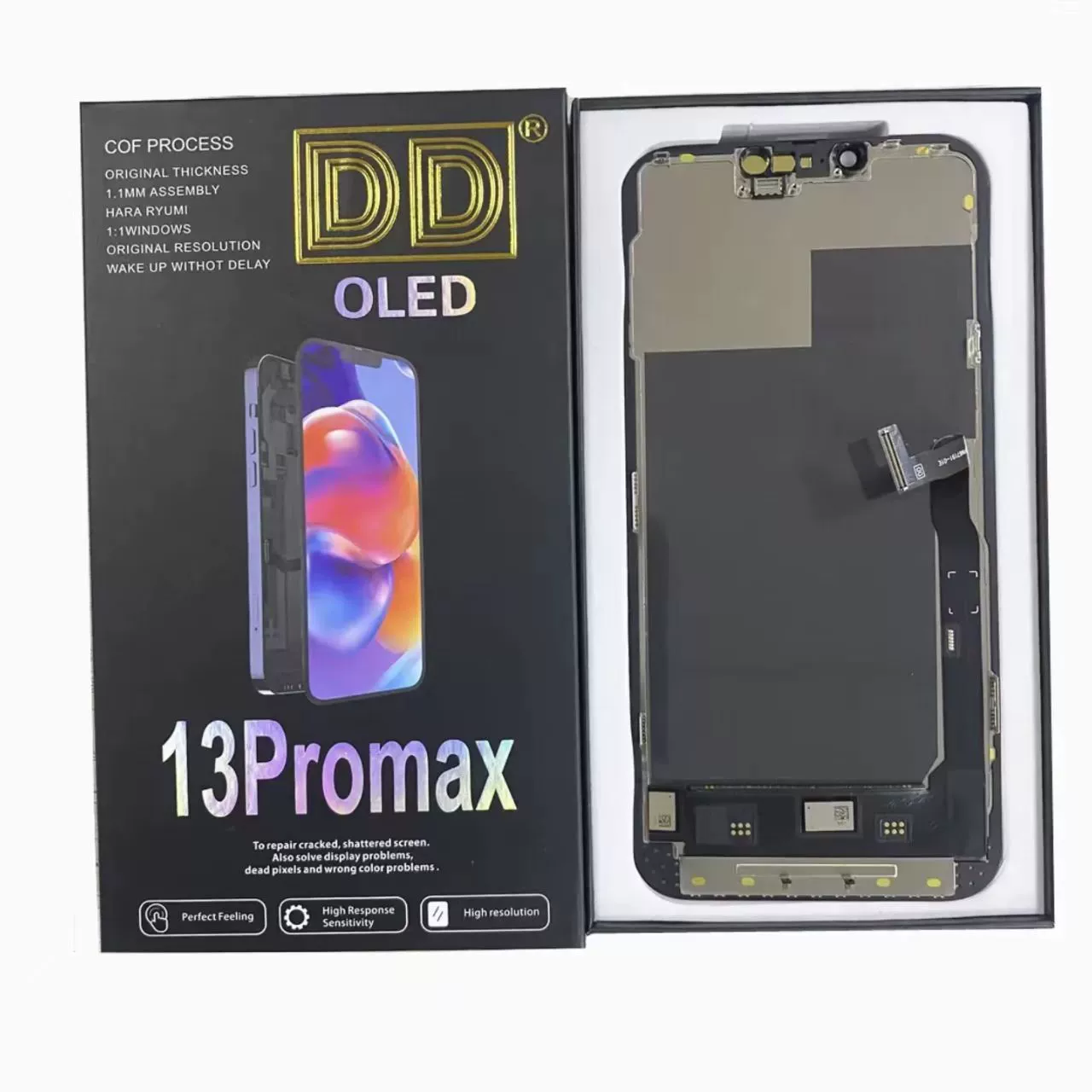 DD подходит для Apple 13ProMax сборка жесткого экрана 13Pro гибкий OLED LCD экран