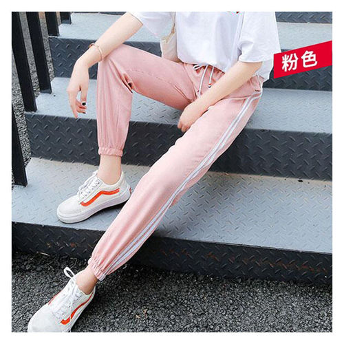 Pants for women spring and summer 2022 new casual pants harem pants loose nine-point women's pants thin small leg pants wholesale