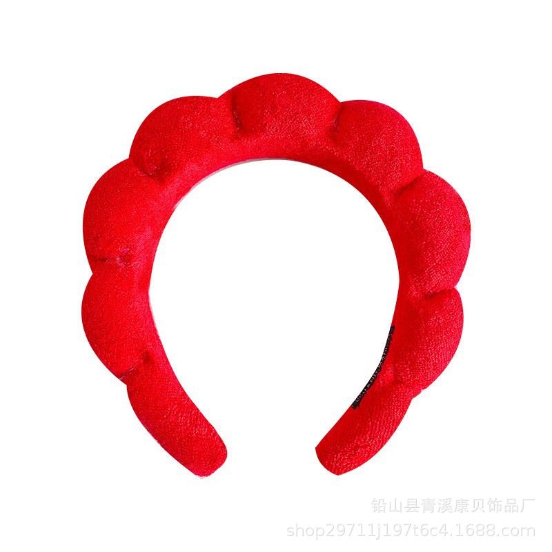 Diadema de esponja retorcida Amazon 2025, diadema de calavera alta, pulsera, diadema de pelo retorcida de felpa, diadema para lavado de cara para mujer, accesorios para el cabello