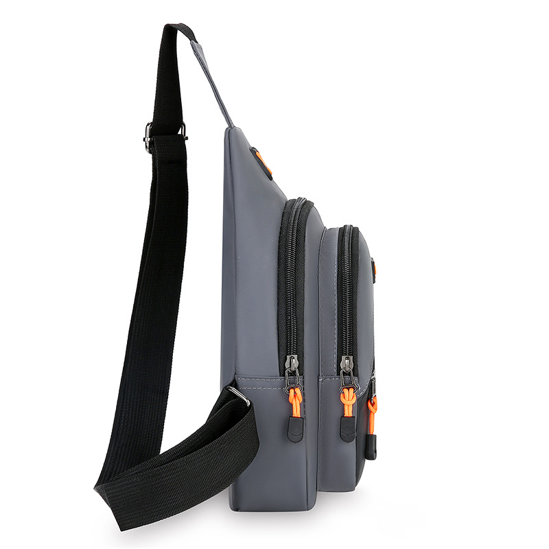 Bolso de pecho de hombre de tela Oxford de estilo nuevo al por mayor transfronterizo 2024 tendencia de moda bolso de mensajero de deporte al aire libre bolso de hombro de hombre