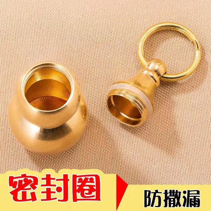純粋な銅のヒョウタンは字を刻んで十二生肖の中空の開口の銅のヒョウタンは朱砂のキーホルダーの部品を詰めて卸売りをかけることができます。|undefined