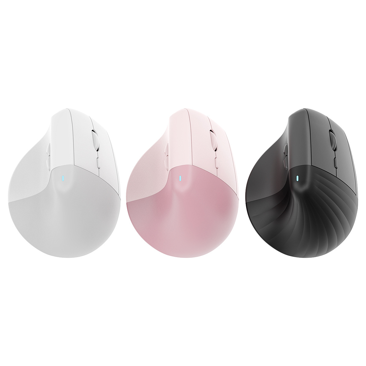 V30 Wireless Bluetooth Dual Mode Vertical Office Silent Upright Ergonomic Mouse_voghion.com