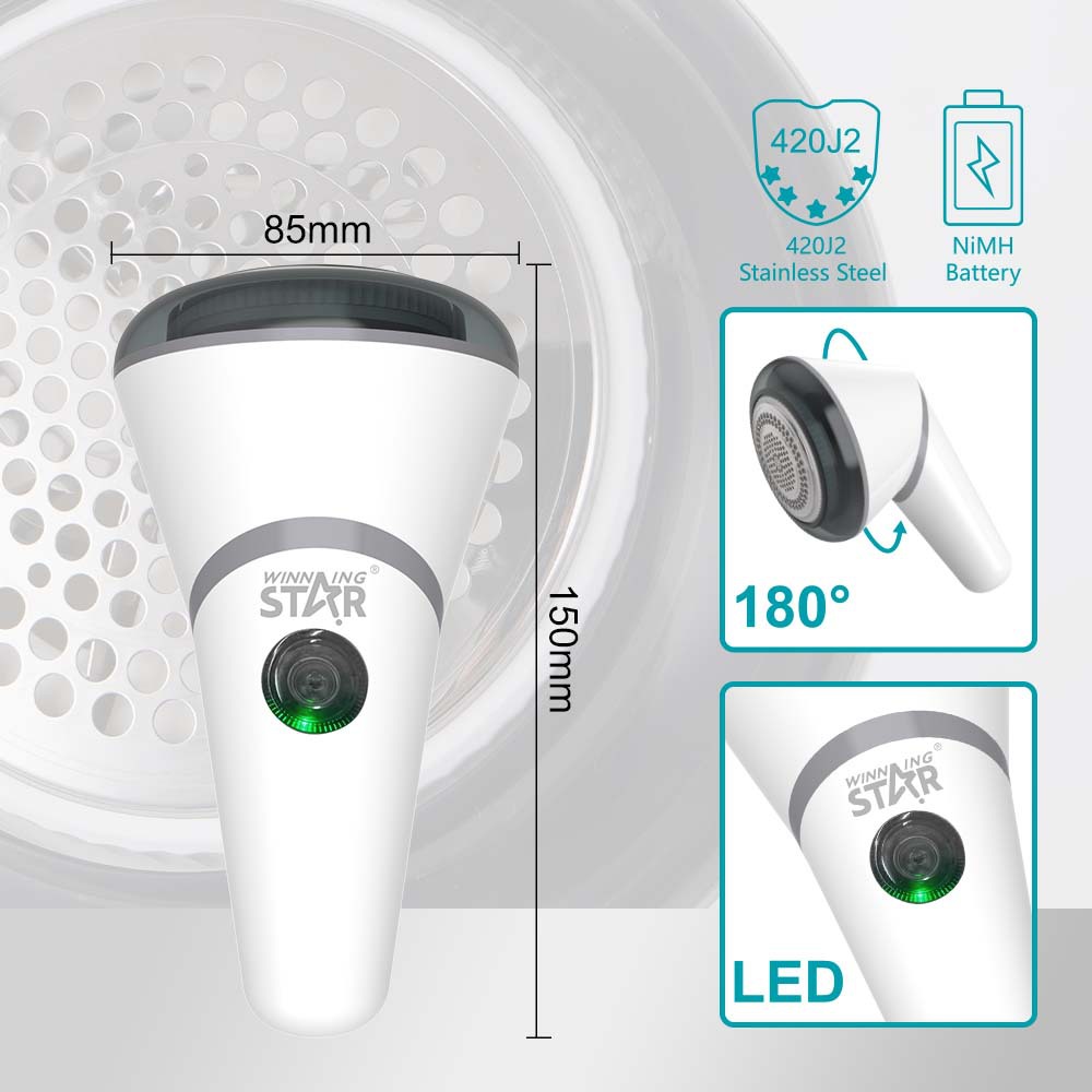 Winning Star transfronterizo se especializa en baterías de níquel-hidrógeno recargables para TAPY-C, sin dañar la ropa, máquina de afeitar, bola de pelo