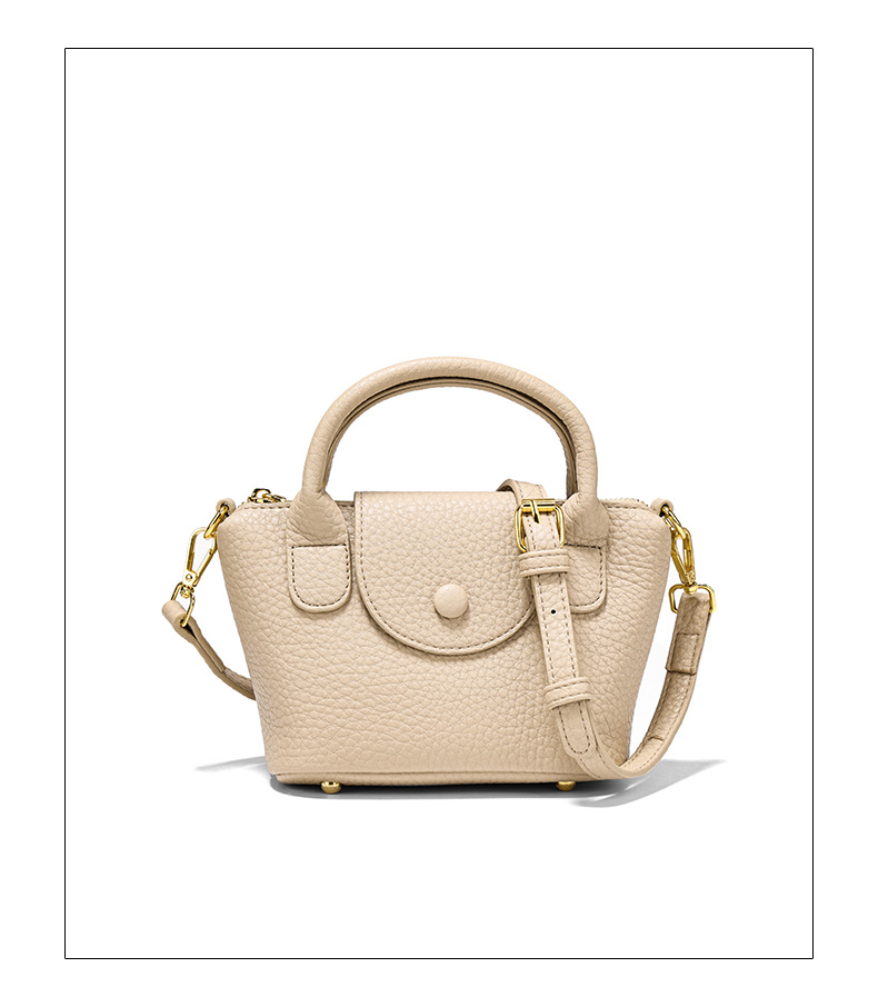 Panier à légumes de niche haut de gamme, mini sac à motif litchi, sac à bandoulière portable à la mode pour femmes, nouvelle collection 2023_voghion.com